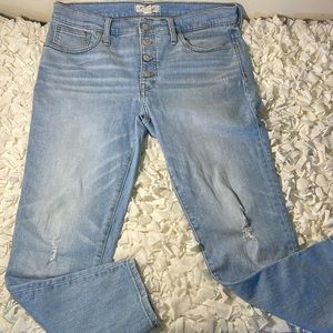 Madewell 9” high rise skinny